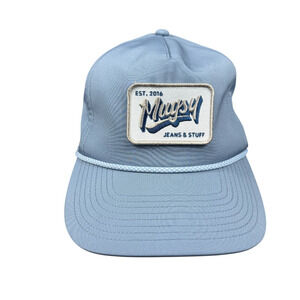 Mugsy Jeans Blue Rope Snapback Hat